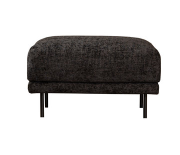 Bronx71 Hocker Denver zwart chenille