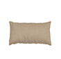 Kussen Hilda taupe polyester 25 x 45 cm