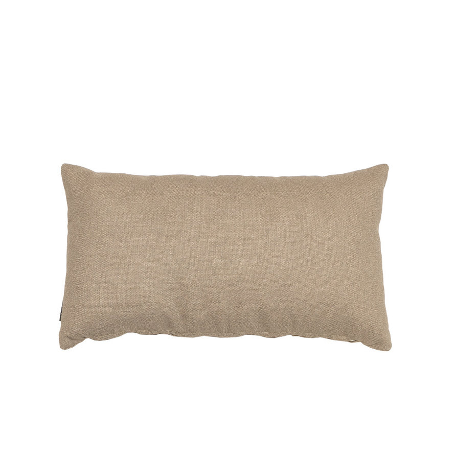 Kussen Hilda taupe polyester 25 x 45 cm