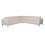 Hoekbank Vegas wit bouclé links/rechts