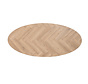 Tafelblad ovaal visgraat Mati PVC 280 x 110 cm