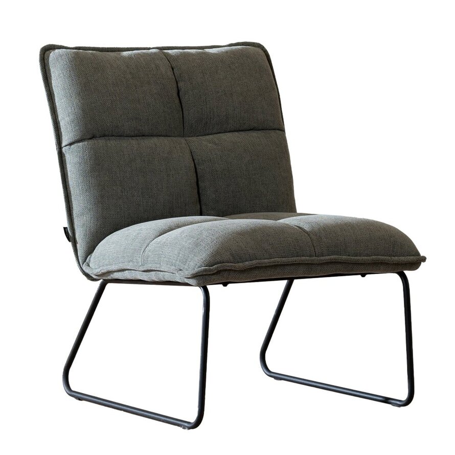 Scandinavische fauteuil Joran groen