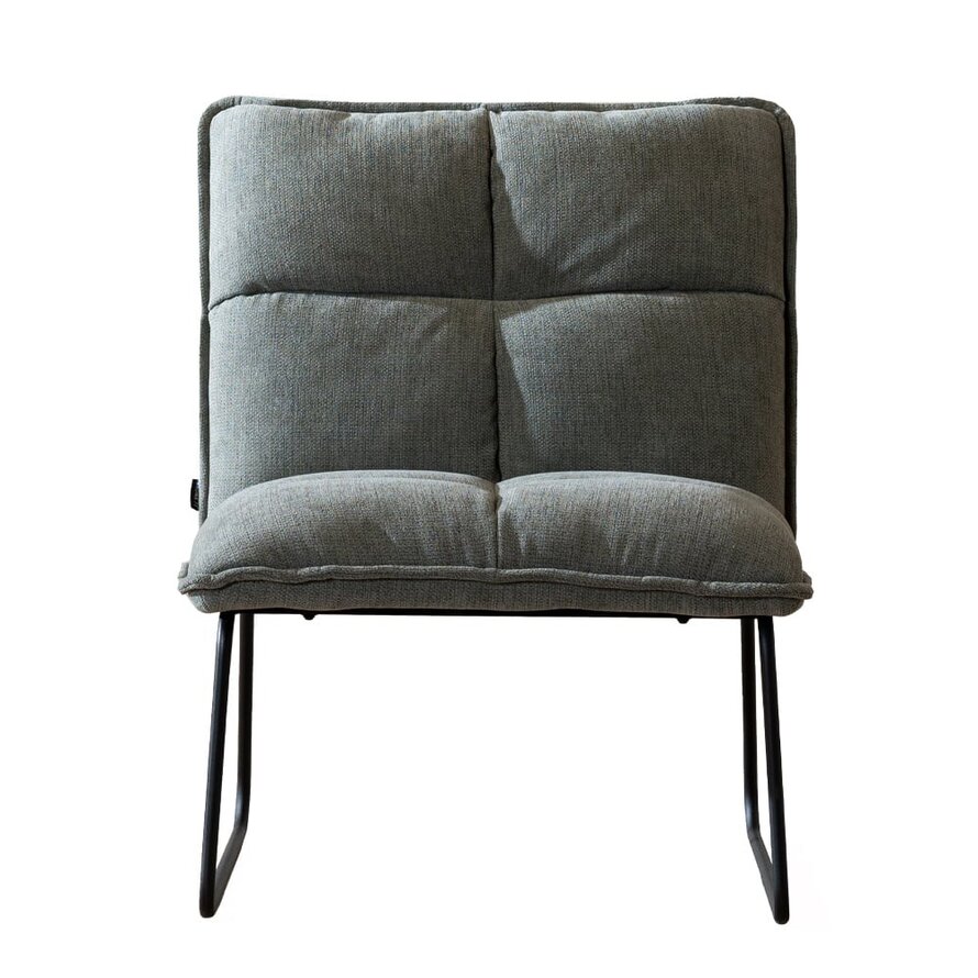 Scandinavische fauteuil Joran groen