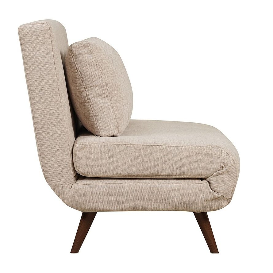 Slaapfauteuil Hanna beige gerecycled polyester