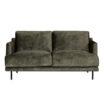Bronx71 2,5-zits bank Denver donkergroen velvet