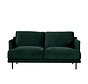 2,5-zits bank Denver donkergroen velvet