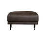 Hocker Denver antraciet eco-leer
