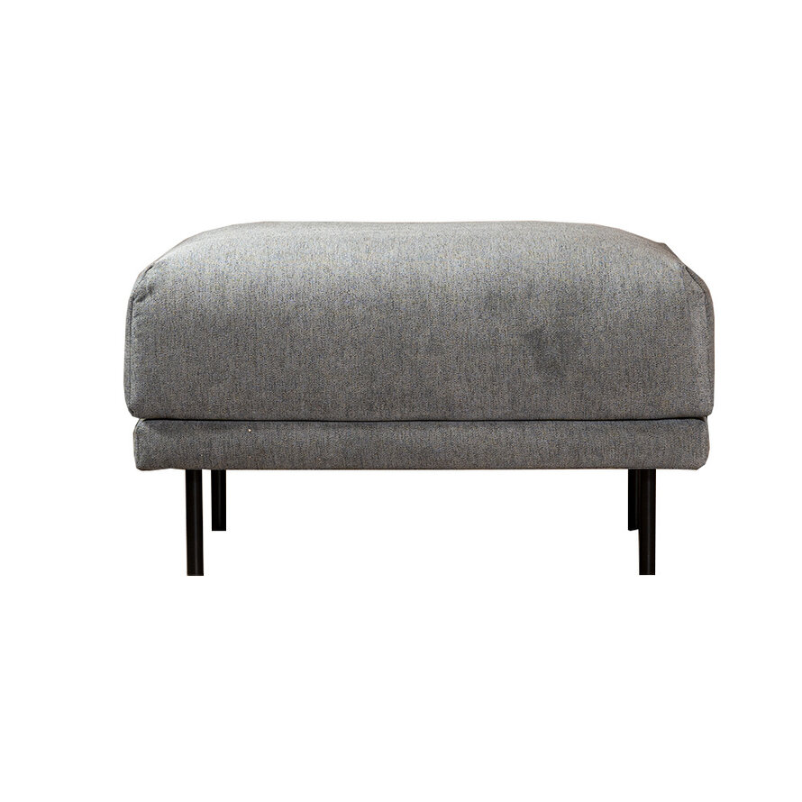 Hocker Denver antraciet polyester