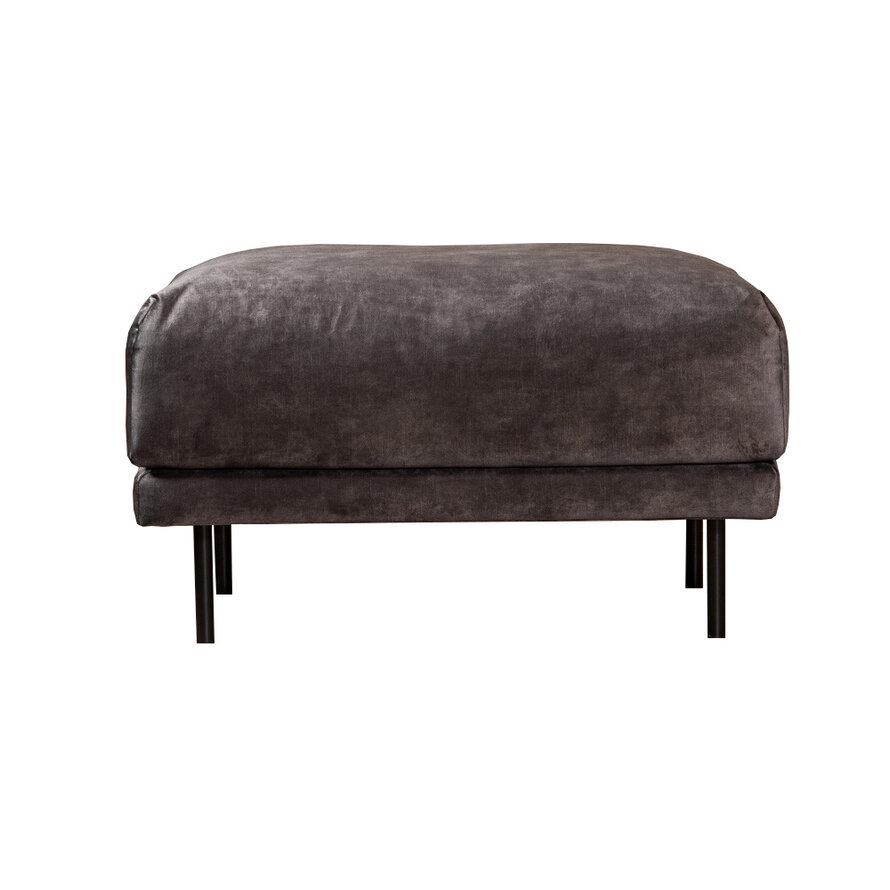 Hocker Denver antraciet velvet