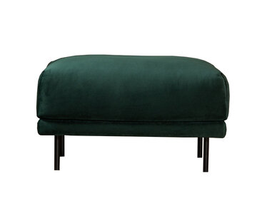 Bronx71 Hocker Denver donkergroen velvet