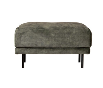 Bronx71 Hocker Denver groen velvet