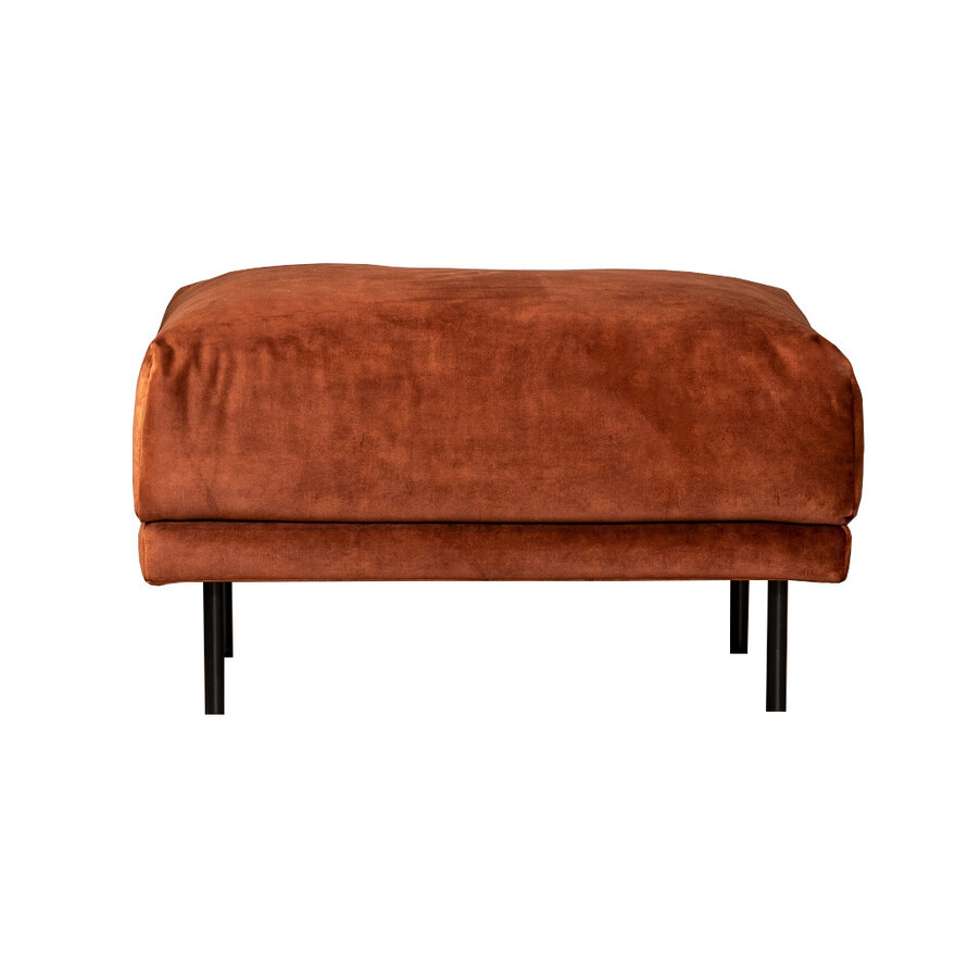 Hocker Denver koper velvet