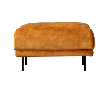 Bronx71 Hocker Denver okergeel velvet