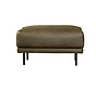 Hocker Denver olijfgroen eco-leer