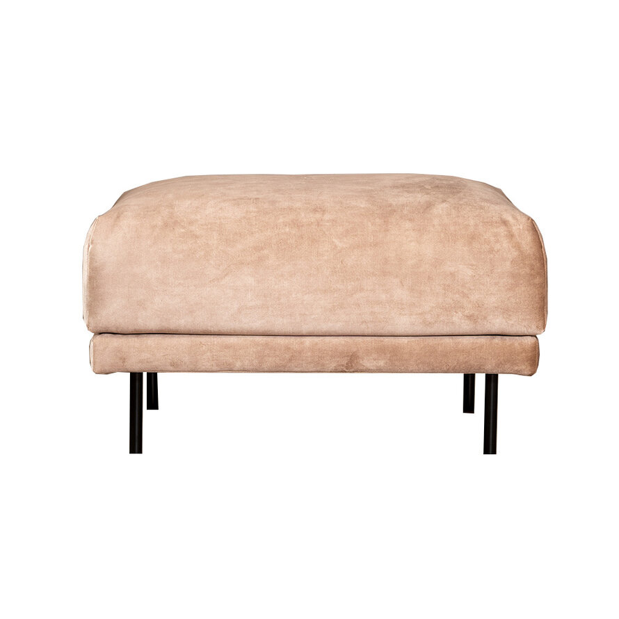 Hocker Denver taupe velvet