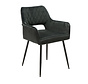 Stoel Mika antraciet velvet
