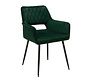 Stoel Mika donkergroen velvet