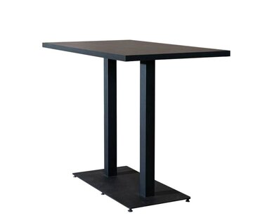 Bronx71 Bartafel Nils melamine zwart 140 x 80 x 109 cm