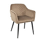 Stoel Fiona taupe velvet