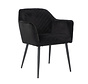 Stoel Fiona zwart velvet