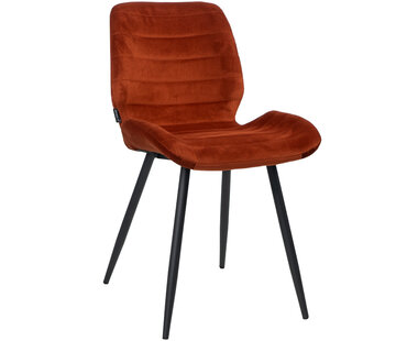 Bronx71 Stoel Toby koper velvet