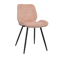 Stoel Toby roze velvet