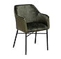 Stoel Chicago groen velvet