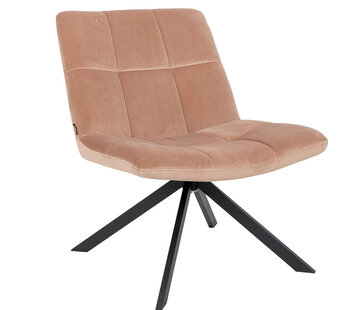 Bronx71 Fauteuil Eevi roze velvet