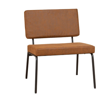 Bronx71 Fauteuil Espen cognac eco-leer