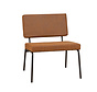 Fauteuil Espen cognac eco-leer