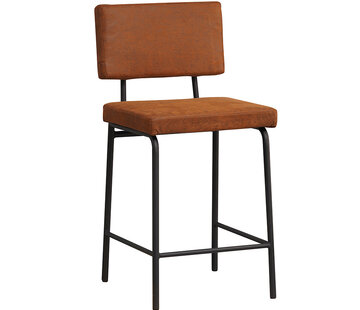 Bronx71 Barkruk Espen cognac eco-leer 64-77 cm