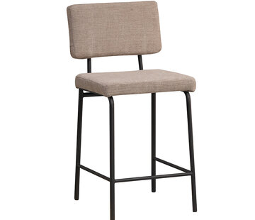 Bronx71 Barkruk Espen taupe gerecycled polyester 64-77 cm