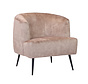 Fauteuil Billy taupe velvet