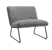Bronx71 Fauteuil Merle antraciet polyester