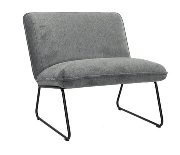 Bronx71 Fauteuil Merle antraciet polyester
