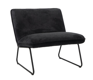 Bronx71 Fauteuil Merle zwart polyester