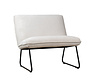 Fauteuil Merle off white polyester