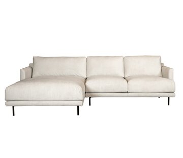 Bronx71 Hoekbank links Denver off white polyester