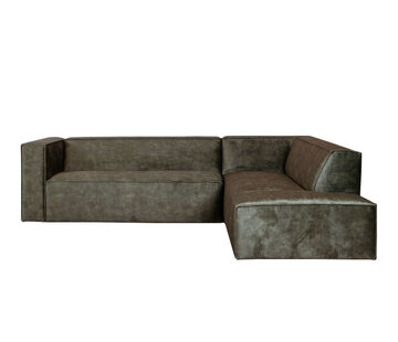 Bronx71 Hoekbank rechts Memphis donkergroen velvet