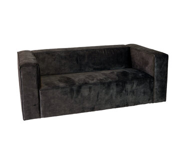 Bronx71 2,5-zitsbank Memphis antraciet velvet