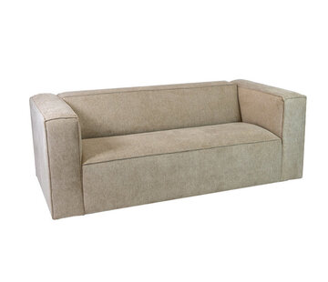 Bronx71 2,5-zitsbank Memphis taupe polyester