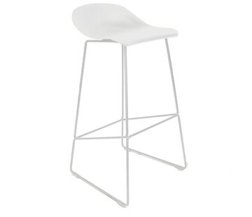 Barkruk Erica wit 76 cm