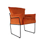 Fauteuil Lasse koper velvet