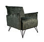 Fauteuil Mika groen velvet