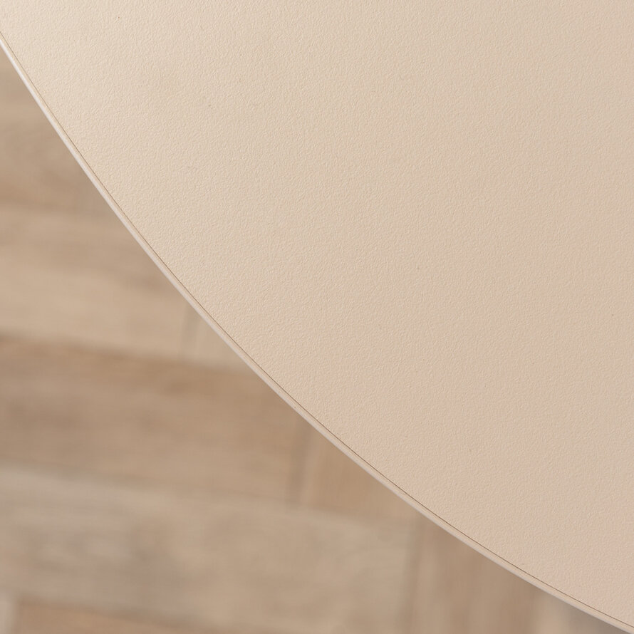 Eettafel Dio ovaal melamine beige 270 x 130 cm