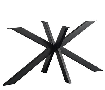 Bronx71 Onderstel tafel spinpoot Mads metaal zwart 140 x 80 cm