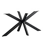 Onderstel tafel spinpoot Mads metaal zwart 150 x 75 cm