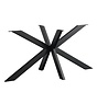 Onderstel tafel spinpoot Mads metaal zwart 180 x 95 cm