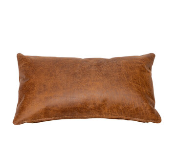 Bronx71 Kussen Kyla eco-leer cognac 25 x 45 cm