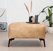 Bronx71 Hocker Vegas beige eco-leer